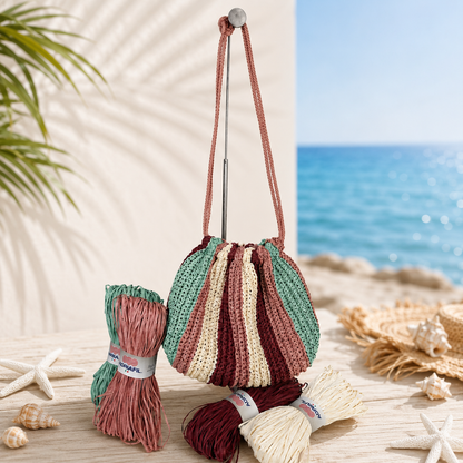 Kit borsa Rafia Riviera