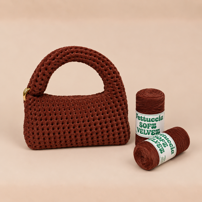 Kit Borsa Ciniglietta - Effetto velluto